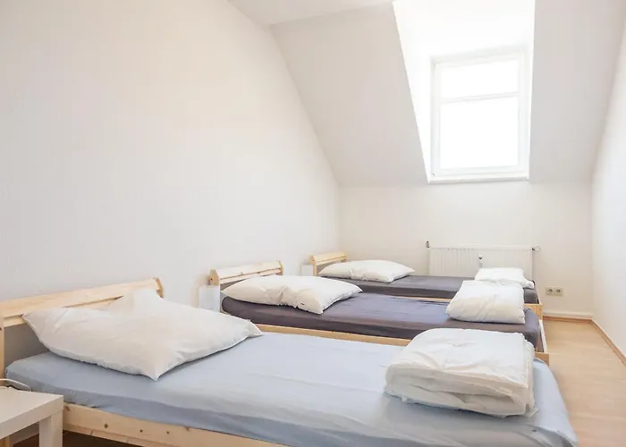 아파트 Einzelbetten, Waschmaschine, Ideal Fuer Gruppen 켐니츠